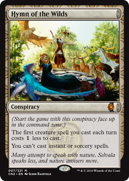Hymn of the Wilds (Conspiracy: Take the Crown) Near Mint