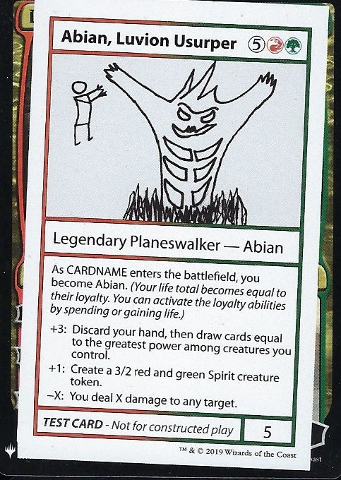 Abian, Luvion Usurper (Mystery Booster Test Print) Near Mint
