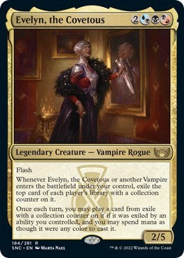 Evelyn, the Covetous (Streets of New Capenna) Near Mint Foil