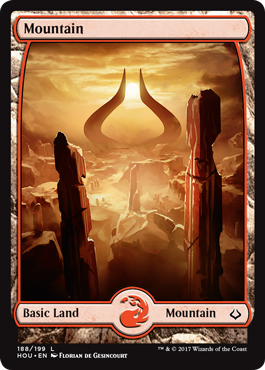 Mountain (Hour of Devastation) Light Play Foil