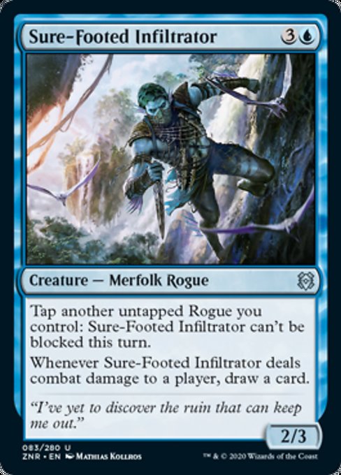 Sure-Footed Infiltrator (Zendikar Rising) Near Mint