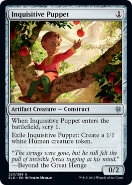 Inquisitive Puppet (Throne of Eldraine) Near Mint