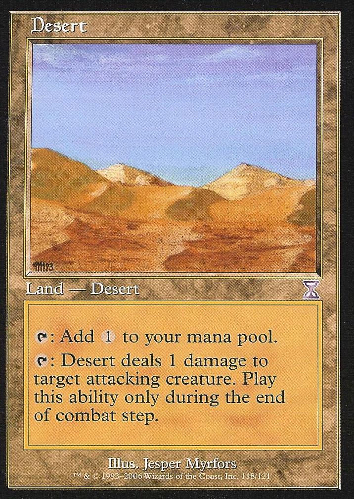 Desert (Time Spiral Time Shifted) Near Mint