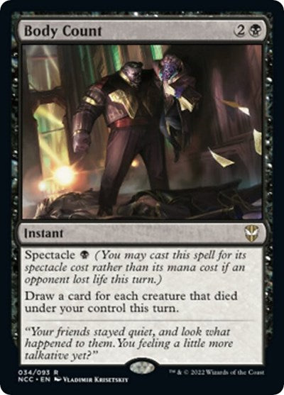 Body Count (Commander: Streets of New Capenna) Near Mint