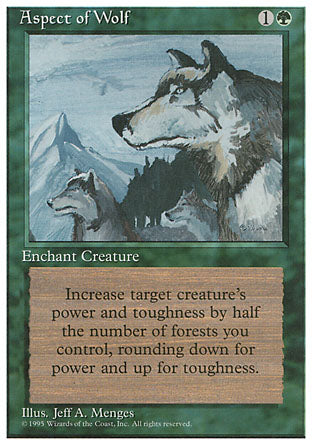 Aspect of Wolf (4th Edition) Heavy Play