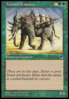 Trained Armodon (Tempest) Medium Play