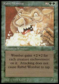 Rabid Wombat (Legends) Near Mint