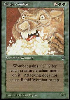 Rabid Wombat (Legends) Medium Play