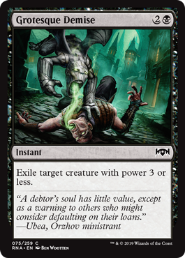 Grotesque Demise (Ravnica Allegiance) Near Mint