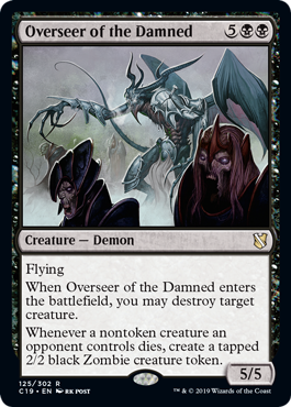 Overseer of the Damned (Commander 2019) Near Mint
