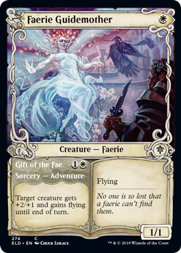 Showcase Faerie Guidemother (Throne of Eldraine) Near Mint