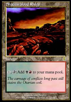 Shadowblood Ridge (Odyssey) Light Play Foil