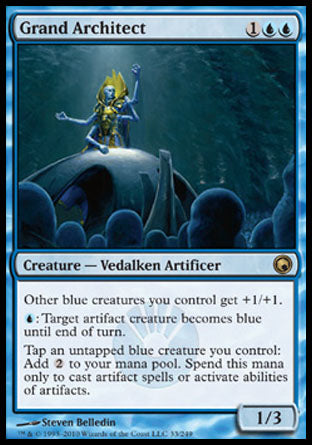 Grand Architect (Scars of Mirrodin) Light Play