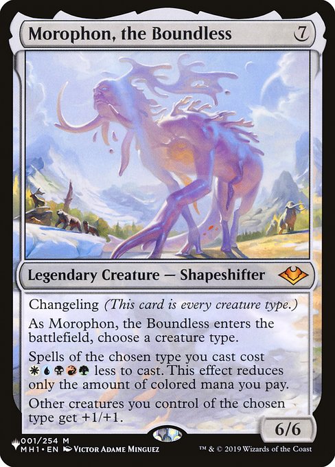 Morophon, the Boundless (The List) Near Mint