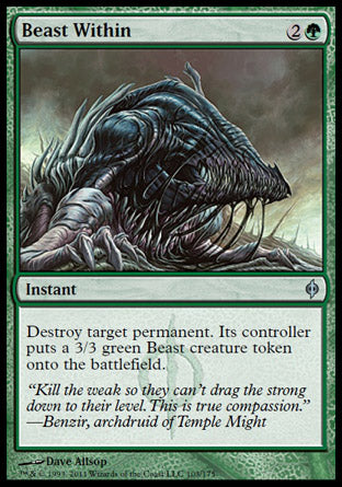 Beast Within (New Phyrexia) Near Mint Foil