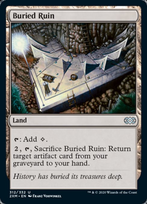 Buried Ruin (Double Masters) Light Play Foil