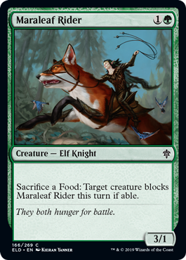 Maraleaf Rider (Throne of Eldraine) Near Mint