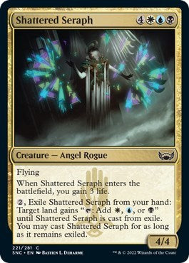 Shattered Seraph (Streets of New Capenna) Light Play Foil