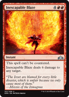 Inescapable Blaze (Guilds of Ravnica) Near Mint
