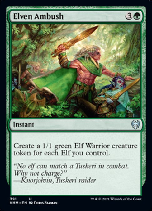 Elven Ambush (Kaldheim) Near Mint
