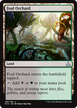 Foul Orchard (Rivals of Ixalan) Near Mint