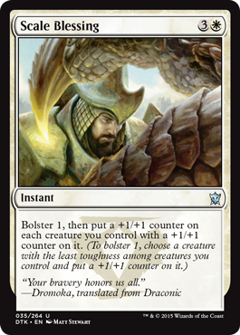 Scale Blessing (Dragons of Tarkir) Medium Play