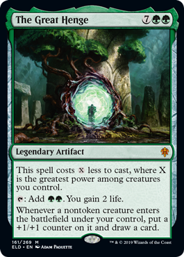 The Great Henge (Throne of Eldraine) Light Play Foil