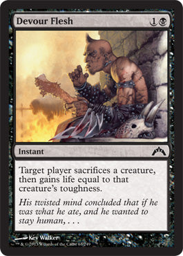 Devour Flesh (Gatecrash) Medium Play Foil