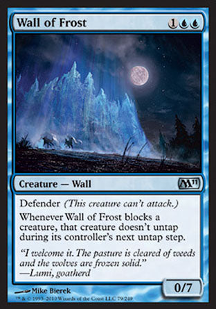 Wall of Frost (Magic 2011 Core Set) Medium Play