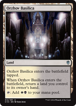 Orzhov Basilica (Commander 2016 Edition) Near Mint