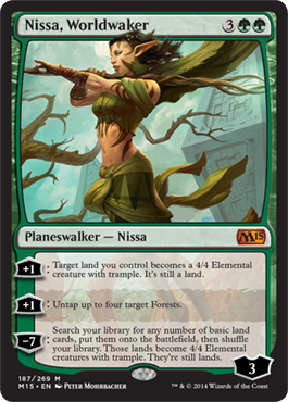 Nissa, Worldwaker (Magic 2015 Core Set) Near Mint