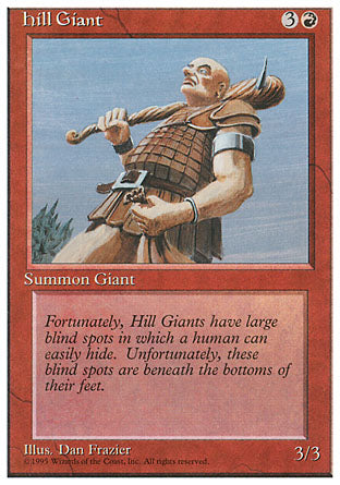 Hill Giant (4th Edition) Light Play