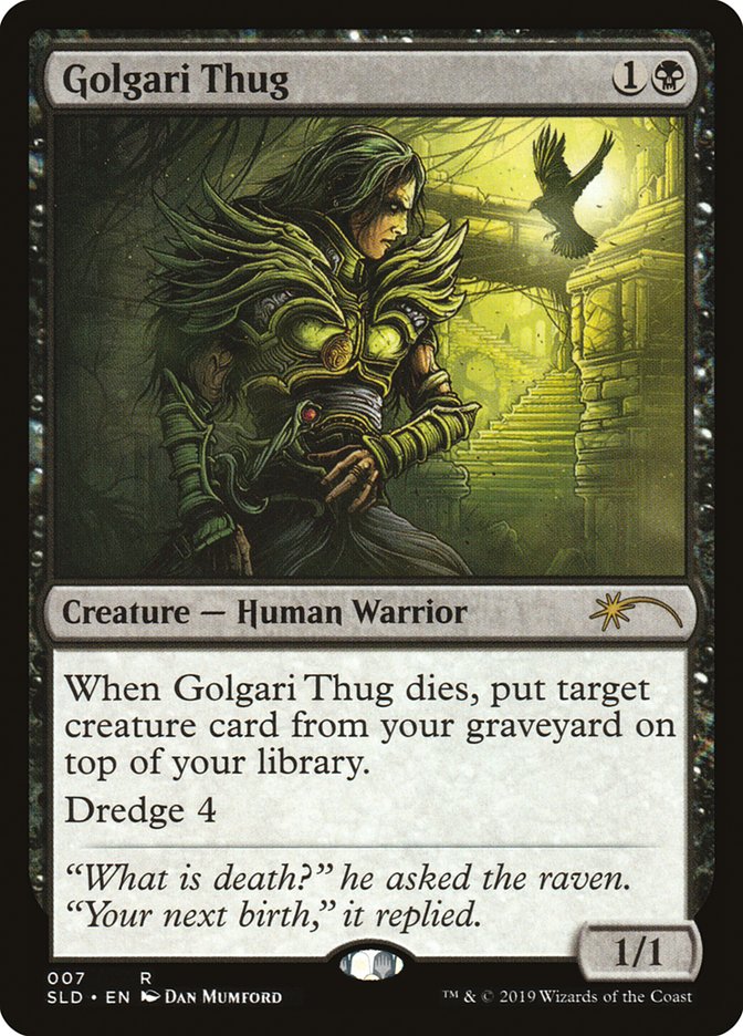 Golgari Thug (Secret Lair) Near Mint