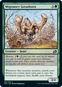 Migratory Greathorn (Ikoria: Lair of Behemoths) Near Mint