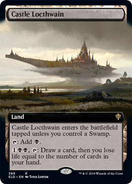 Castle Locthwain (Extended Art) (Throne of Eldraine) Near Mint Foil