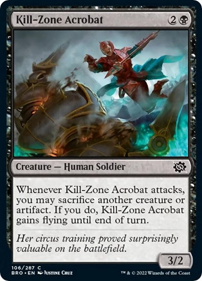 Kill-Zone Acrobat (The Brothers' War) Near Mint