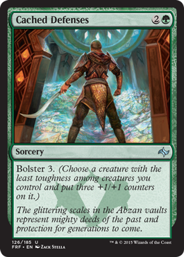 Cached Defenses (Fate Reforged) Near Mint Foil