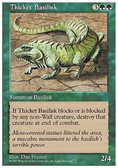 Thicket Basilisk (5th Edition) Heavy Play