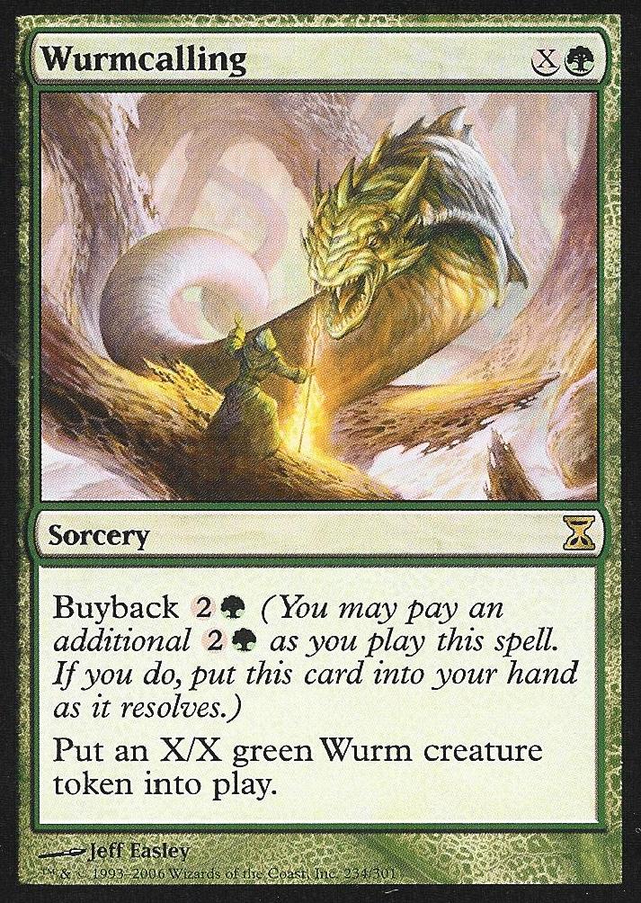 Wurmcalling (Time Spiral) Medium Play