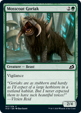 Mosscoat Goriak (Ikoria: Lair of Behemoths) Near Mint