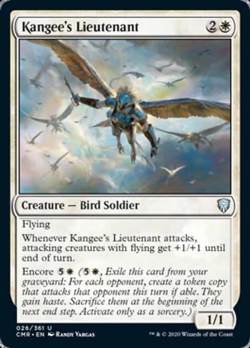 Kangee's Lieutenant (Commander Legends) Near Mint Foil