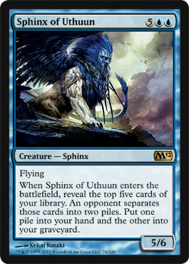 Sphinx of Uthuun (Magic 2012 Core Set) Heavy Play