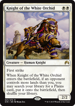 Knight of the White Orchid (Magic Origins) Light Play
