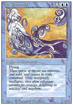Air Elemental (Revised) Heavy Play