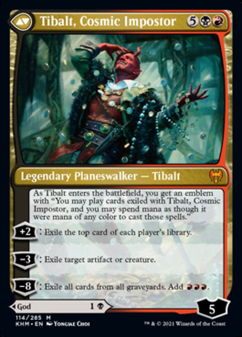 Valki, God of Lies / Tibalt, Cosmic Impostor (Kaldheim) Near Mint