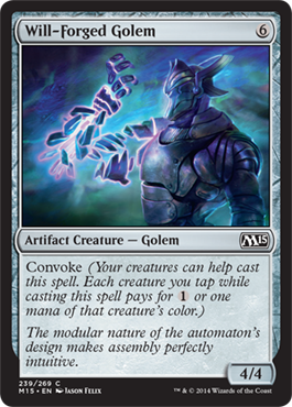 Will-Forged Golem (Magic 2015 Core Set) Near Mint Foil