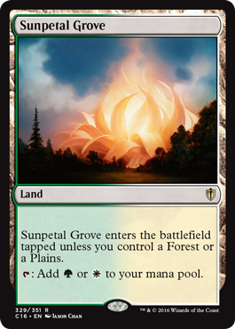 Sunpetal Grove (Commander 2016 Edition) Near Mint
