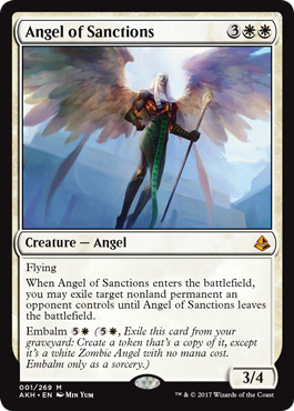 Angel of Sanctions (Amonkhet) Medium Play