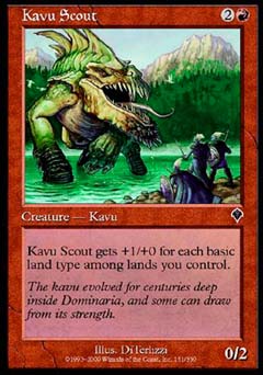 Kavu Scout (Invasion) Light Play