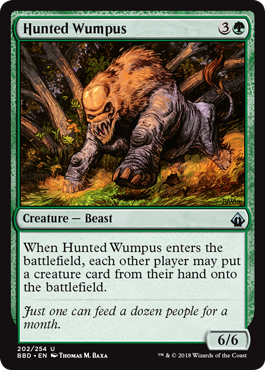 Hunted Wumpus (Battlebond) Medium Play